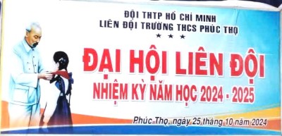 Đại hội Liên đội Trường THCS Phúc Thọ