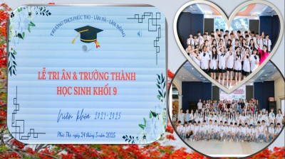 Lễ Tri Ân Học Sinh Lớp 9: Khoảnh Khắc Giao Thoa Cảm Xúc và Sự Trưởng Thành