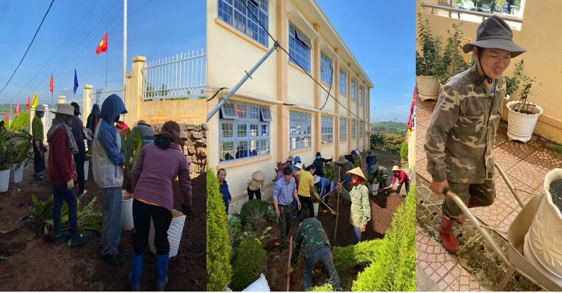 cô thầy lao động