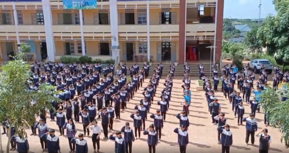 Thể dục giữa giờ THCS Phúc Thọ