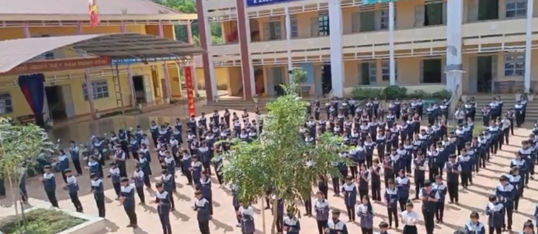 Thể dục giữa giờ THCS Phúc Thọ